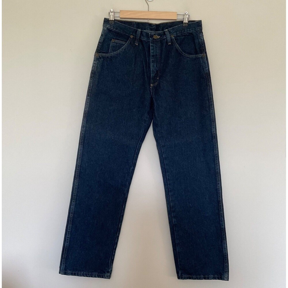 Wrangler Hero Five Star Premium Denim Straight Leg Jeans Mens 31x30 Blue Western